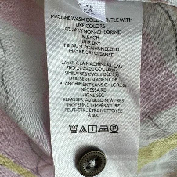 Vera for Anthropologie Spring Dress Maximalist Oversized Artsy Abstract 1990s XS - Picture 13 of 16